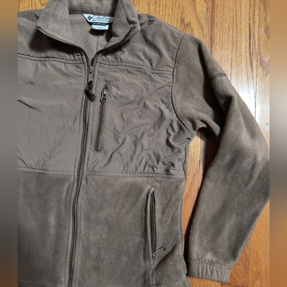 Columbia fleece zip jacket, women's small, brown - Picture 3 of 14